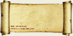 Nina Mitranić vizit kartica